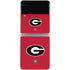 University of Georgia Logo Red Galaxy Z Flip4 5G Skin